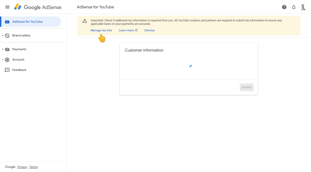 如何用ITIN为美国区Google AdSense添加税务信息 1 2024 06 18 230713
