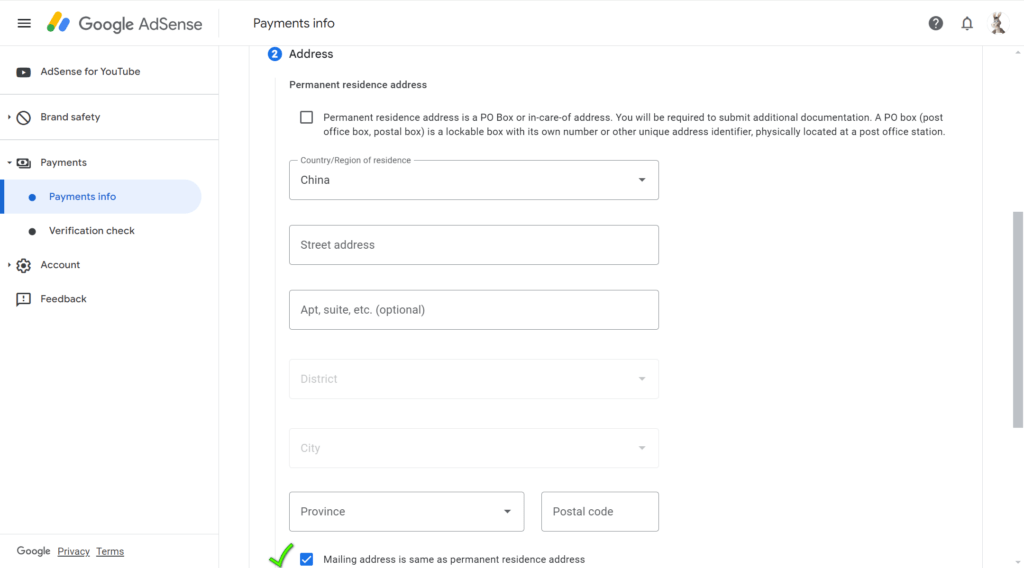 如何用ITIN为美国区Google AdSense添加税务信息 8 2024 06 18 232219