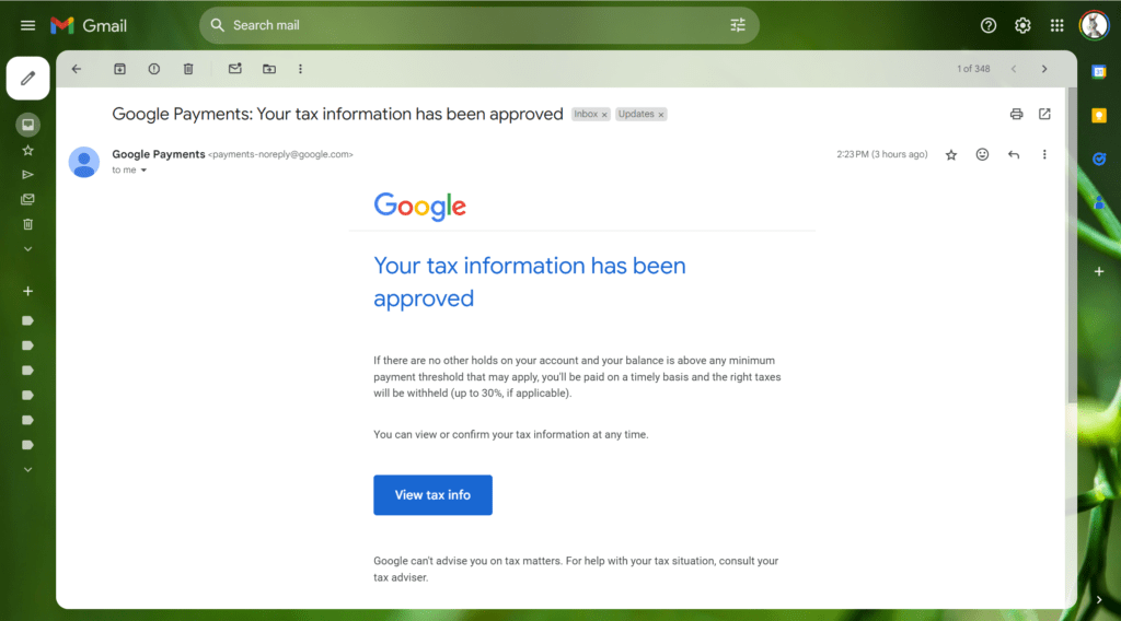 如何用ITIN为美国区Google AdSense添加税务信息 20 2024 06 20 174237