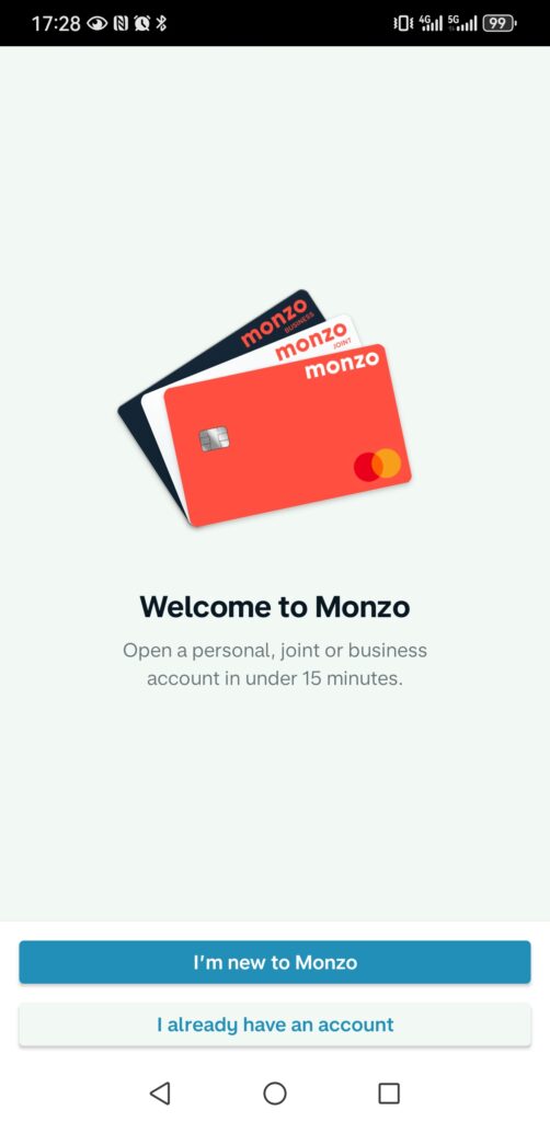 如何用ITIN开通Monzo US的Checking支票账户 2 Screenshot 20240821 172842 co.uk .getmondo