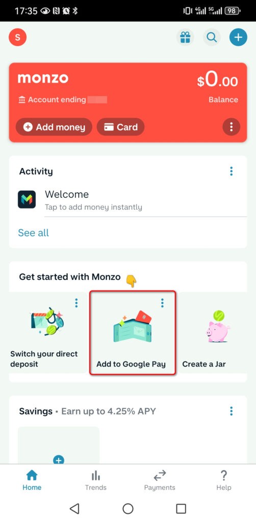 如何用ITIN开通Monzo US的Checking支票账户 27 Screenshot 20240821 173500 co.uk .getmondo