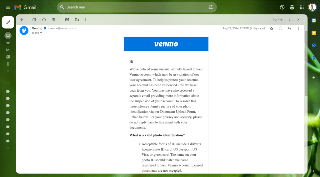 如何注册Venmo个人账户并用ITIN登记领取借记卡 1 2024 09 02 192158
