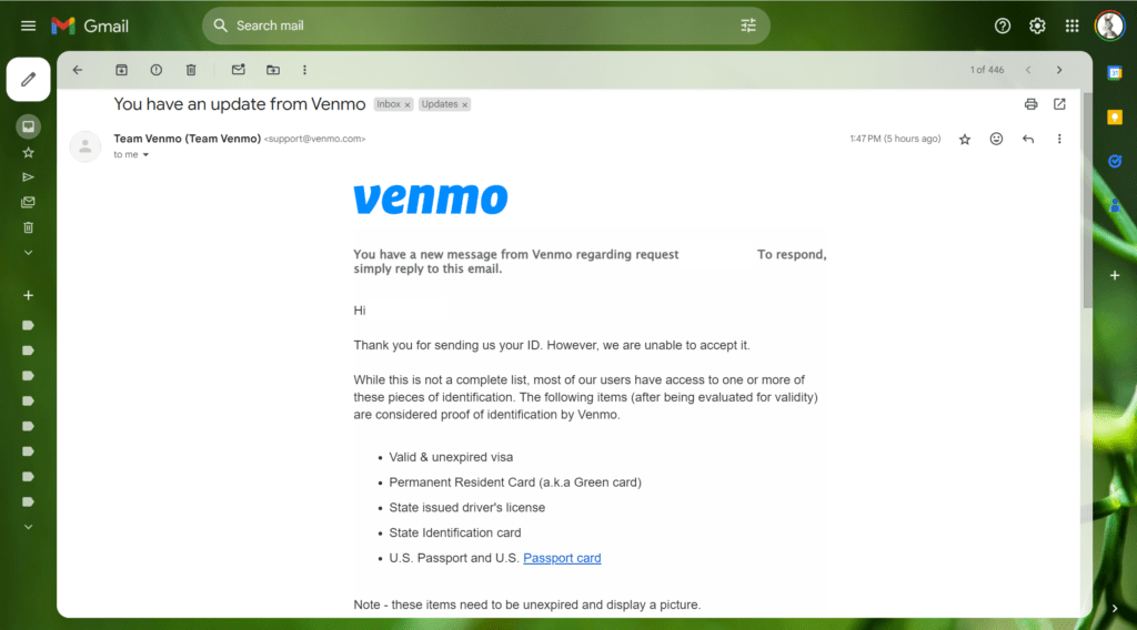 如何注册Venmo个人账户并用ITIN登记领取借记卡 2 2024 09 02 192340