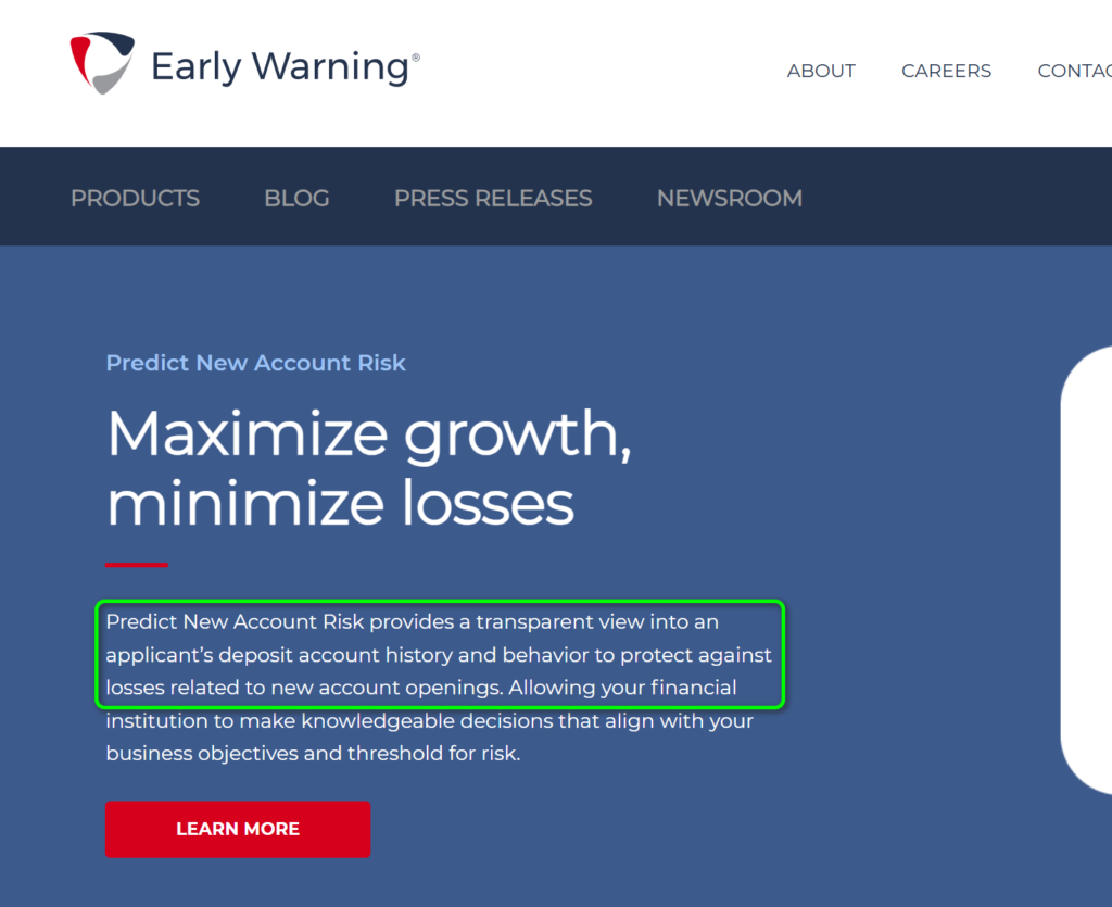 如何查询Early Warning Services报告 1 2025 02 02 010349