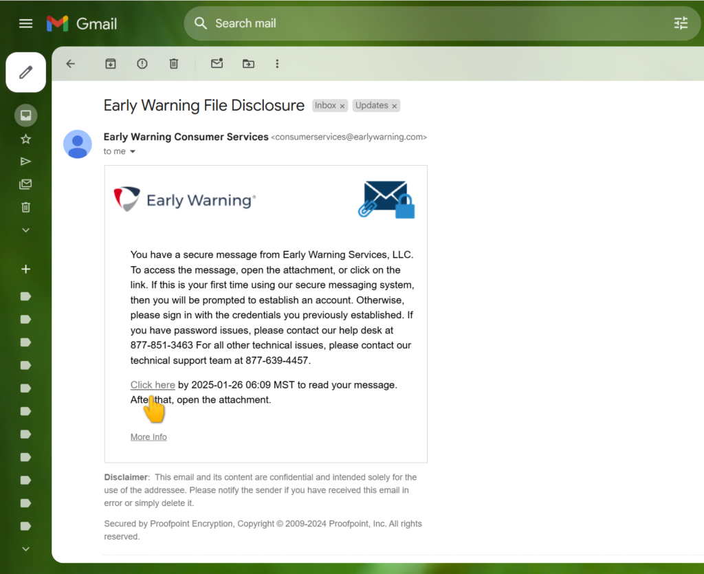 如何查询Early Warning Services报告 16 2025 02 03 222318